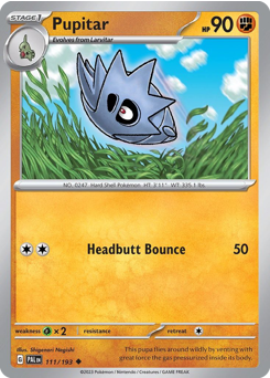 Pokemon Paldea Evolved Pupitar - 111