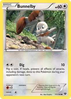 Pokemon XY Bunnelby - 111