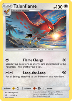 Pokemon Guardians Rising Talonflame - 111