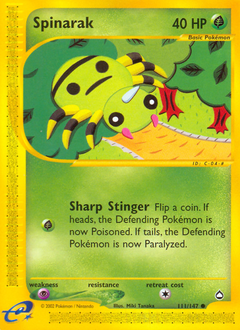 Pokemon Aquapolis Spinarak - 111
