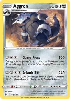 Pokemon Chilling Reign Aggron - 111