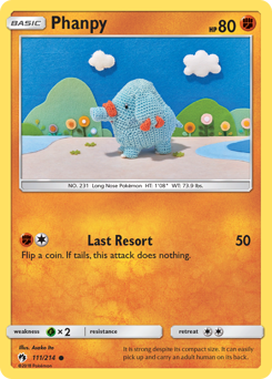 Pokemon Lost Thunder Phanpy - 111
