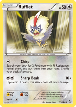 Pokemon Dragons Exalted Rufflet - 111