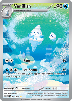 Pokemon White Flare Vanillish - 112