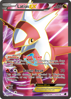Pokemon Plasma Freeze Latias-EX - 112