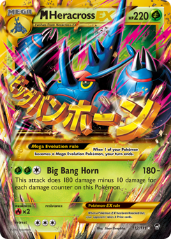 Pokemon Furious Fists M Heracross-EX - 112