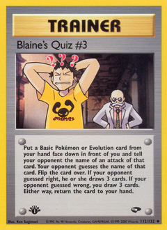 Pokemon Gym Challenge Blaine's Quiz #3 - 112