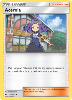 Pokemon Burning Shadows Acerola - 112