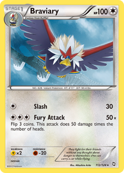 Pokemon Dragons Exalted Braviary - 112