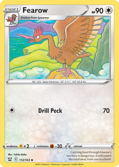 Pokemon Battle Styles Fearow - 112