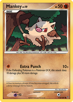 Pokemon Supreme Victors Mankey - 112