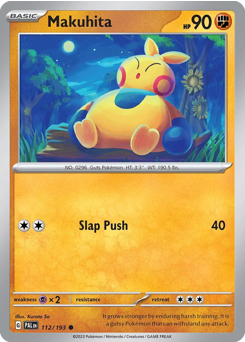 Pokemon Paldea Evolved Makuhita - 112