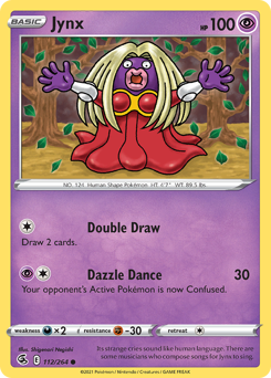 Pokemon Fusion Strike Jynx - 112