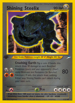 Pokemon Neo Destiny Shining Steelix - 112