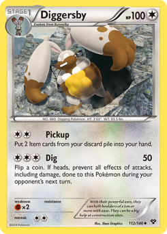 Pokemon XY Diggersby - 112