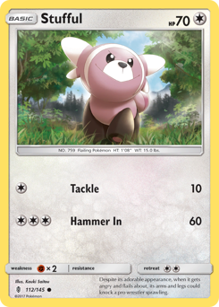 Pokemon Guardians Rising Stufful - 112