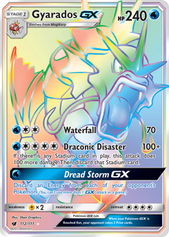 Pokemon Crimson Invasion Gyarados-GX - 112