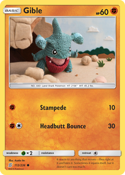 Pokemon Unified Minds Gible - 112