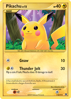 Pokemon Rising Rivals Pikachu - 112