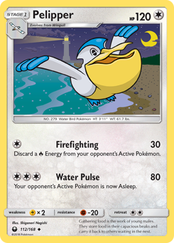 Pokemon Celestial Storm Pelipper - 112