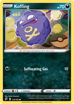 Pokemon Rebel Clash Koffing - 112
