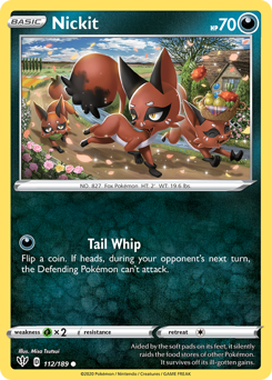 Pokemon Darkness Ablaze Nickit - 112