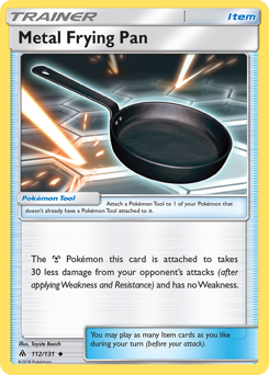 Pokemon Forbidden Light Metal Frying Pan - 112