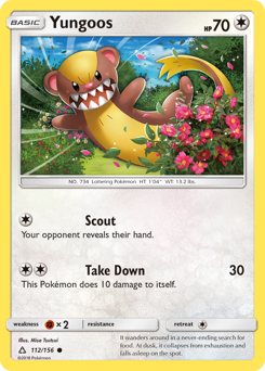Pokemon Ultra Prism Yungoos - 112