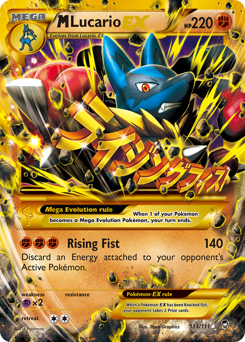 Pokemon Furious Fists M Lucario-EX - 113