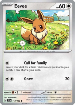 Pokemon Stellar Crown Eevee - 113