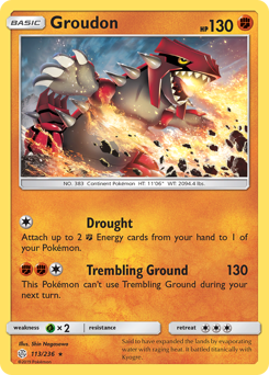 Pokemon Cosmic Eclipse Groudon - 113