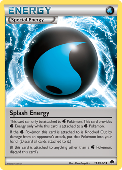 Pokemon BREAKpoint Splash Energy - 113