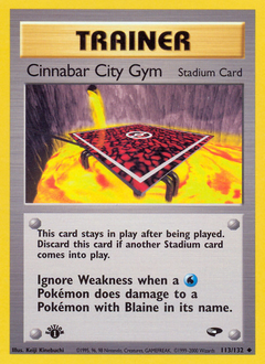 Pokemon Gym Challenge Cinnabar City Gym - 113