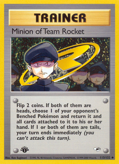 Pokemon Gym Heroes Minion of Team Rocket - 113