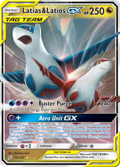 Pokemon Team Up Latias & Latios-GX - 113