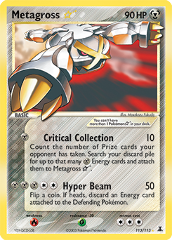 Pokemon Delta Species Metagross ★ - 113