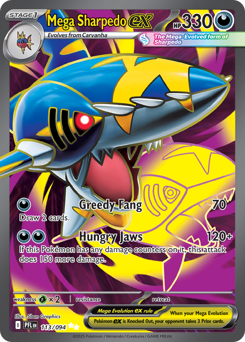 Pokemon Phantasmal Flames Mega Sharpedo ex - 113