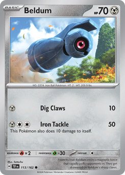 Pokemon Temporal Forces Beldum - 113