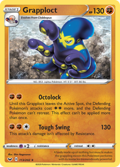 Pokemon Sword & Shield Grapploct - 113