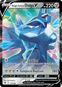 Pokemon Astral Radiance Origin Forme Dialga V - 113