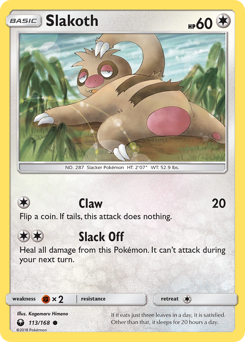 Pokemon Celestial Storm Slakoth - 113