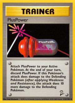 Pokemon Base Set 2 PlusPower - 113