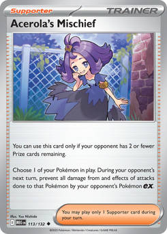 Pokemon Mega Evolution Acerola's Mischief - 113