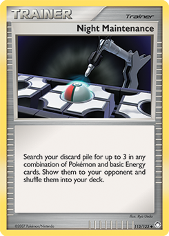 Pokemon Mysterious Treasures Night Maintenance - 113