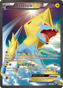 Pokemon Phantom Forces Manectric-EX - 113