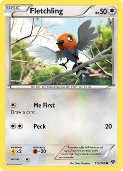Pokemon XY Fletchling - 113