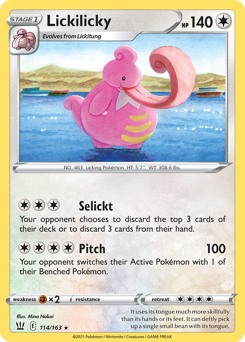 Pokemon Battle Styles Lickilicky - 114