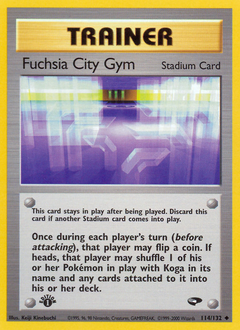 Pokemon Gym Challenge Fuchsia City Gym - 114