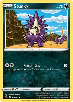 Pokemon Rebel Clash Stunky - 114