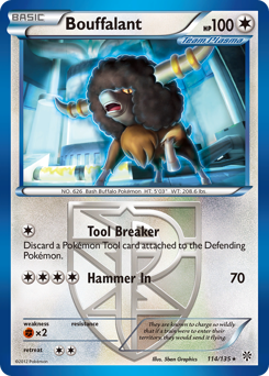 Pokemon Plasma Storm Bouffalant - 114
